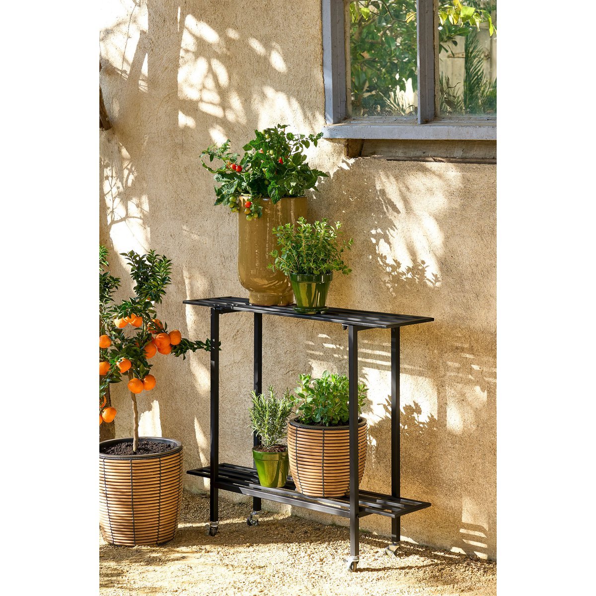 Durban Bloempot Buiten - Set van 3 - Gerecycled Plastic