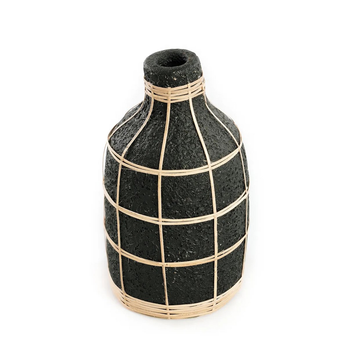 Whoopy Vaas - Zwart Naturel - L