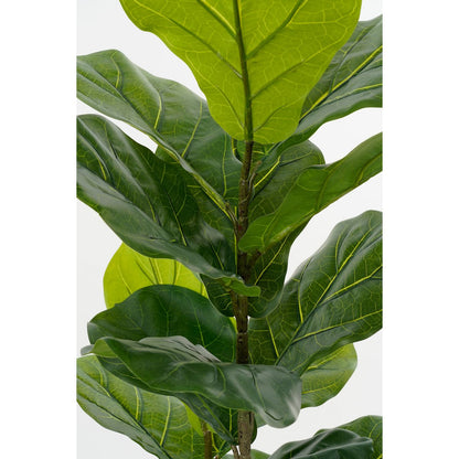 Ficus Lyrata Kunstplant in Pot - H150 x Ø50 cm - Groen