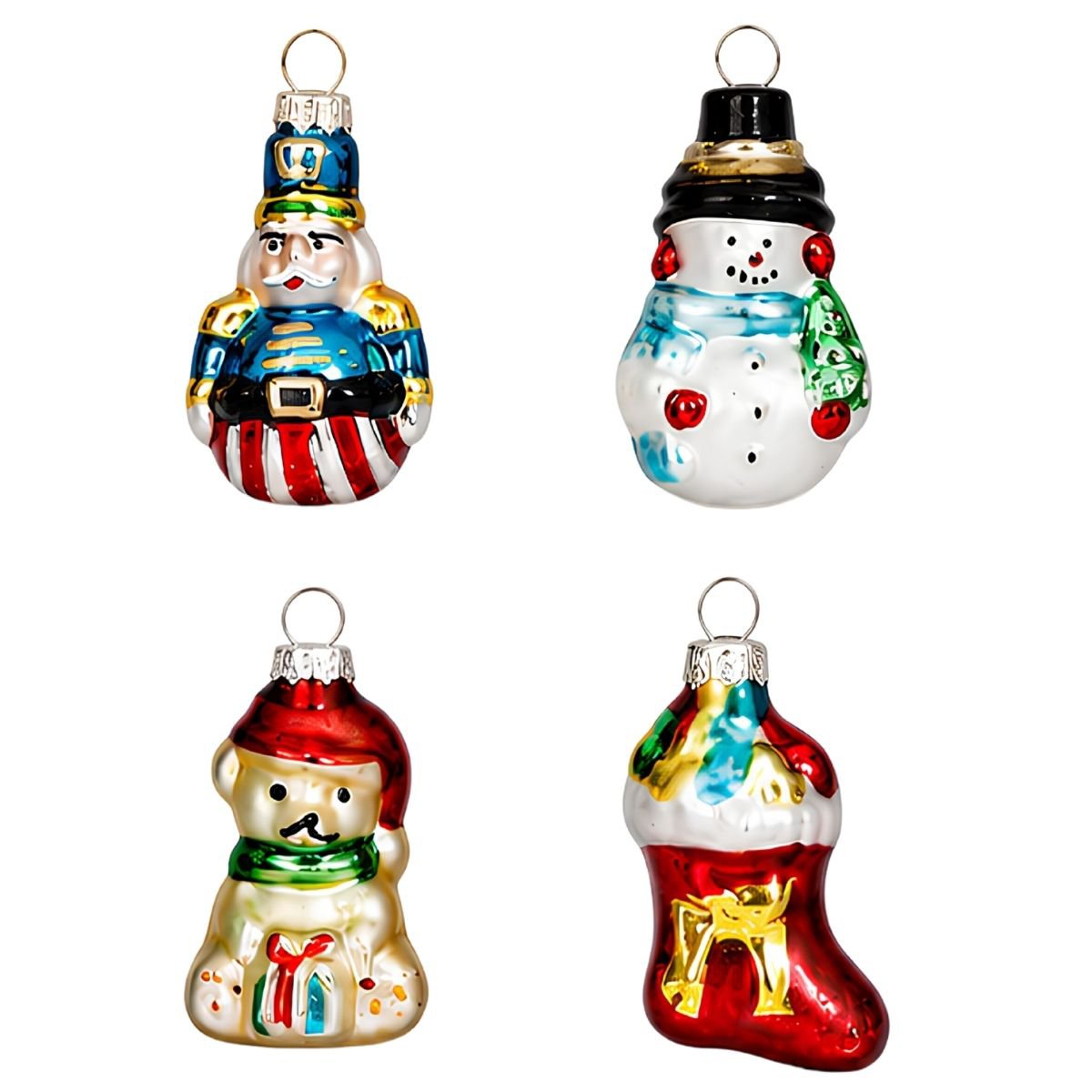Kerstbal set 20 Glas Nostalgie