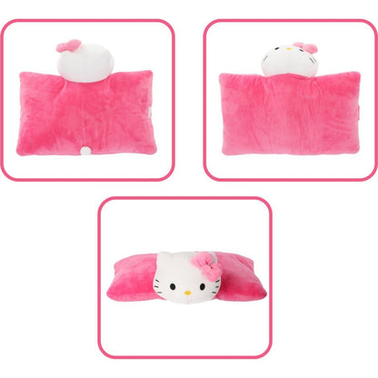 Hello Kitty Knuffelkussen 45x28 cm Roze/Wit