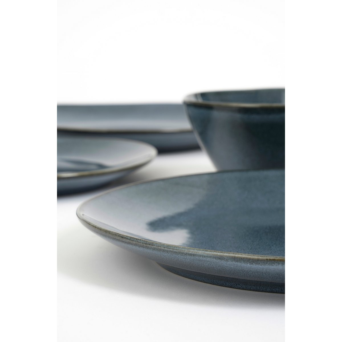 Racco Serviesset 4 Persoons  - Steengoed - Donkergrijs