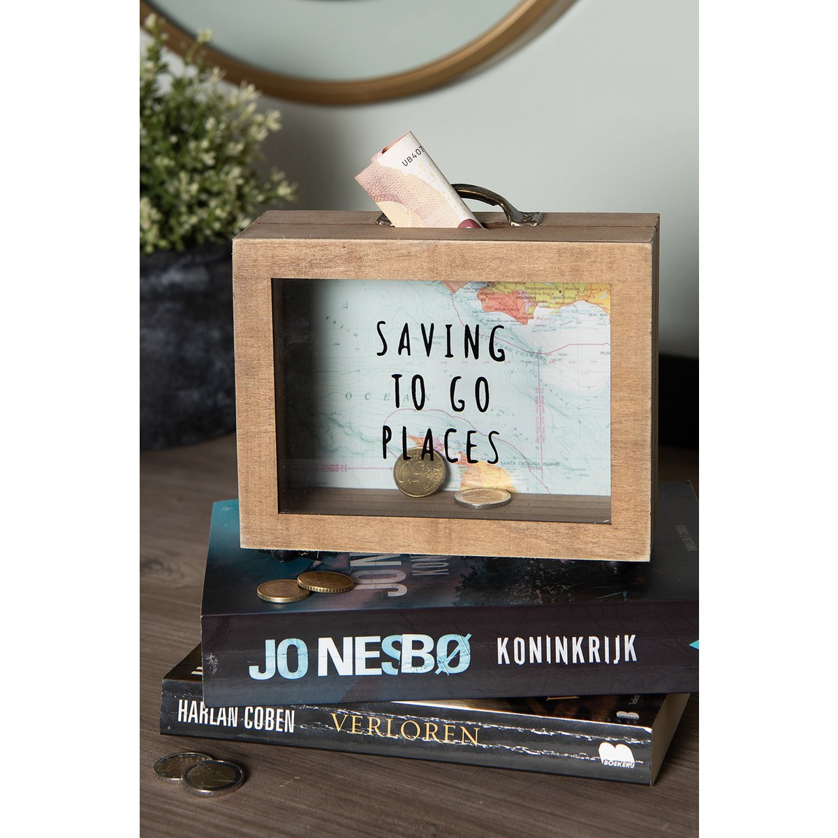 Spaarpot "Saving to go places‘"