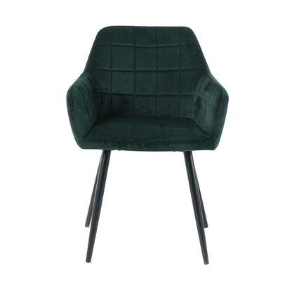Eetkamerstoel, set van 2 groen