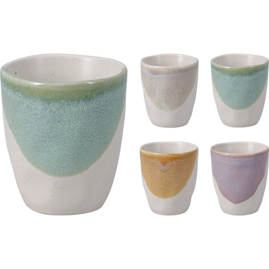 Beker/Mok 150ml aardewerk Set van 12