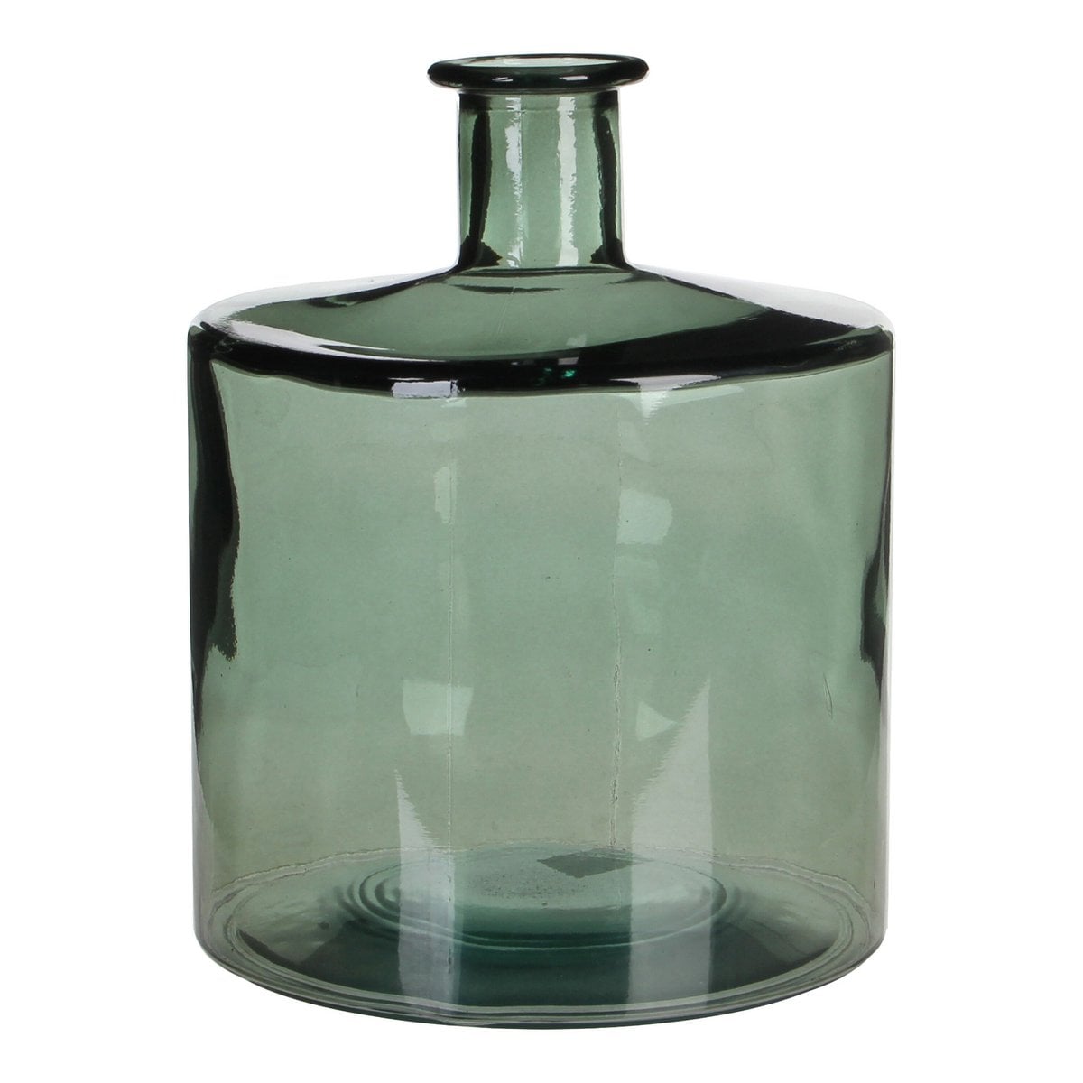 Guan Fles Vaas - H26 x Ø21 cm - Groen