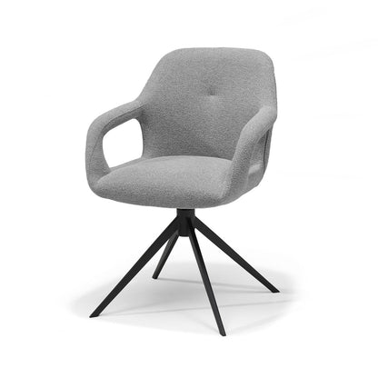 Move armstoel Stof Sahara #455 Grey - Relax functie - frame zwart