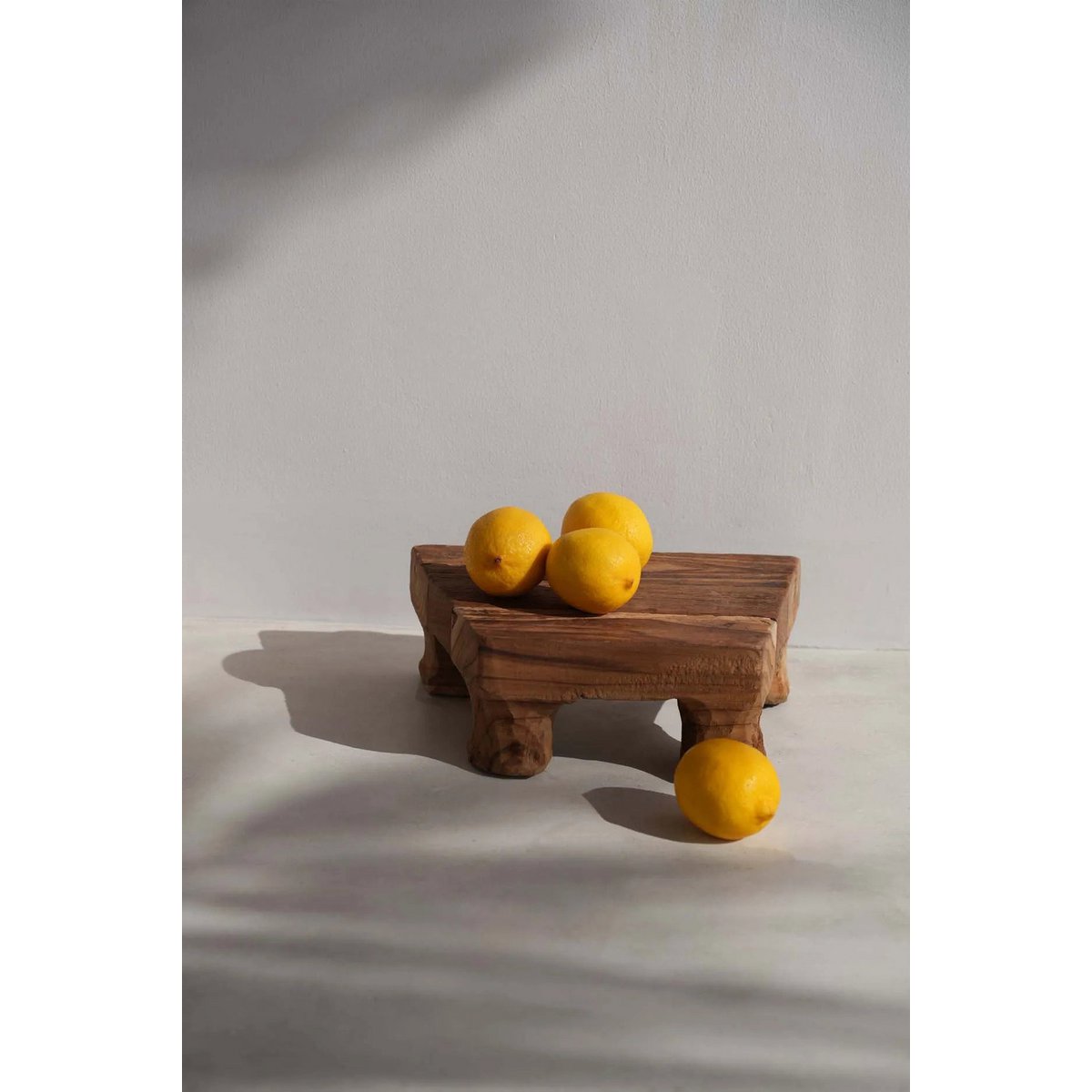 Dienblad - naturel teak