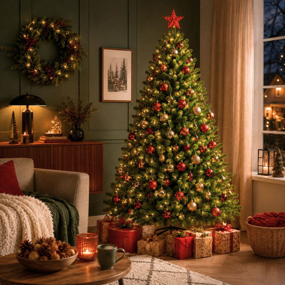 Kunstkerstboom Tsuga H260cm Ø160 Groen