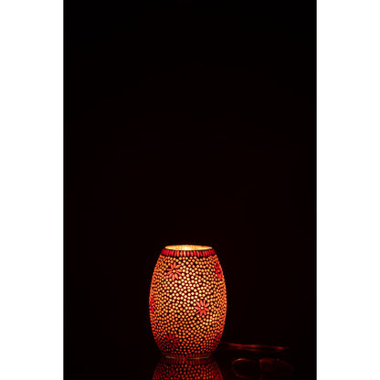 J-Line lamp Bram - glas - rood - small