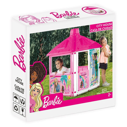 Barbie City Speelhuis 132x104x104 cm Roze/Wit