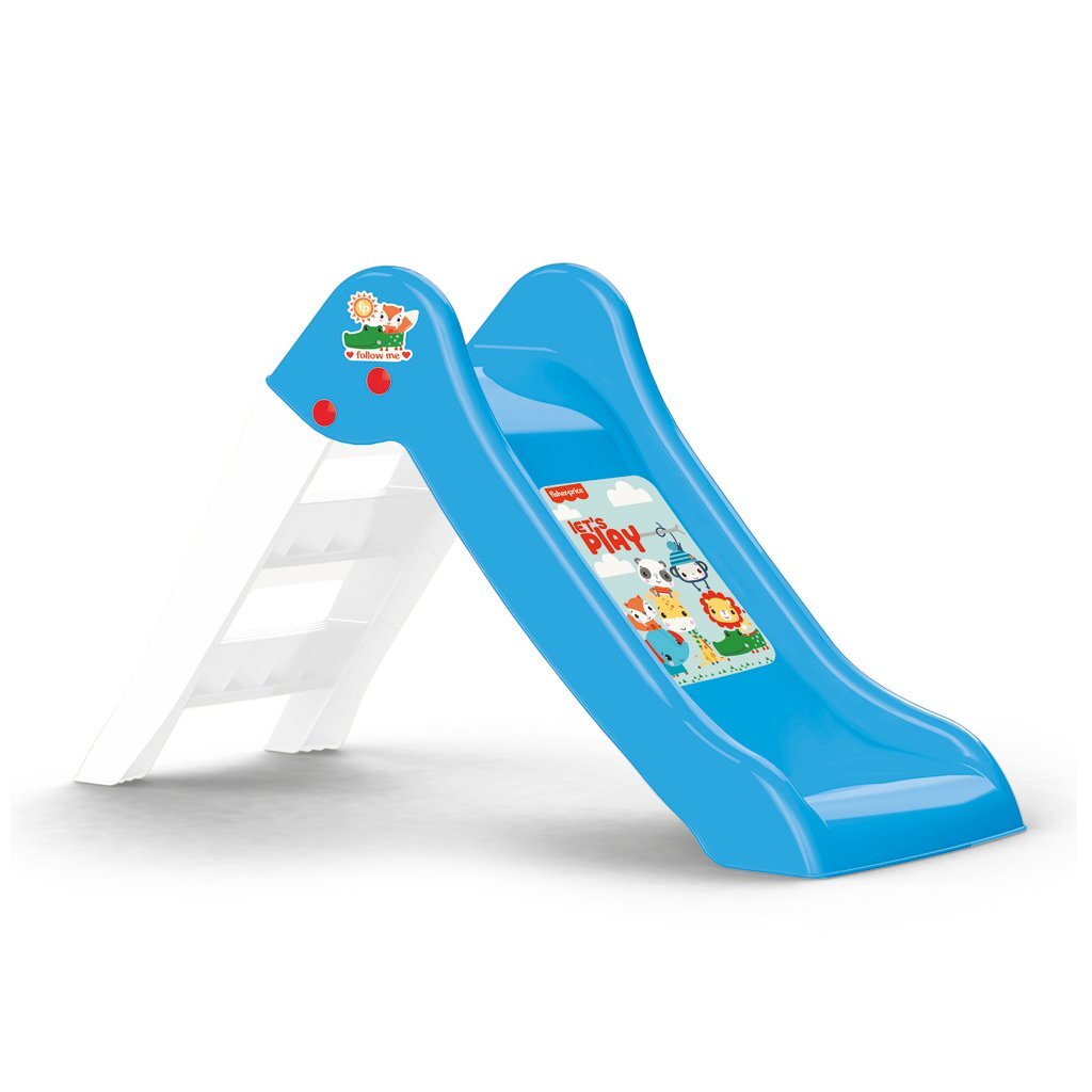 Dolu Fisher Price Glijbaan 70X111X47 Cm Blauw/Wit