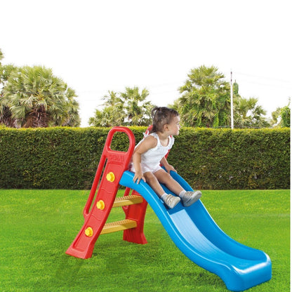 Dolu Junior Glijbaan 60.5x135x90cm Blauw/Rood