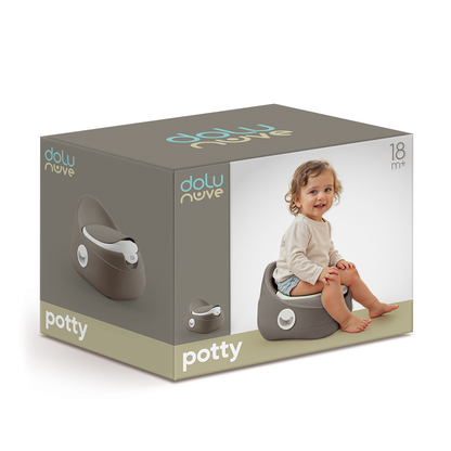 Dolu My Size Potty Steen Grijs Kindertoilet