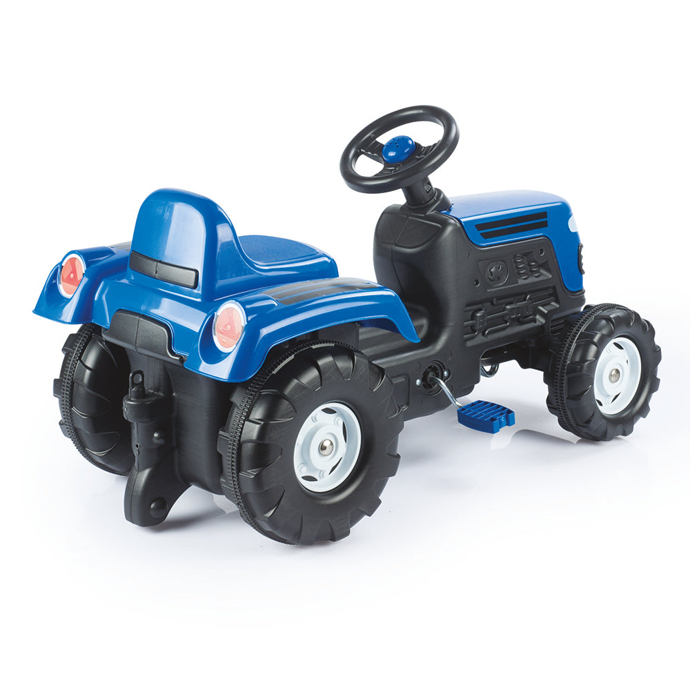 Dolu Traptractor Met Claxon Blauw/Zwart???????