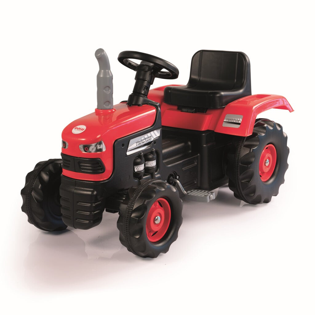 Dolu Traptractor Met Claxon Rood/Zwart