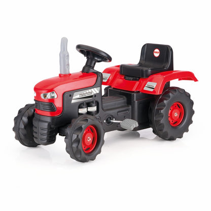 Dolu Traptractor Met Claxon Rood/Zwart