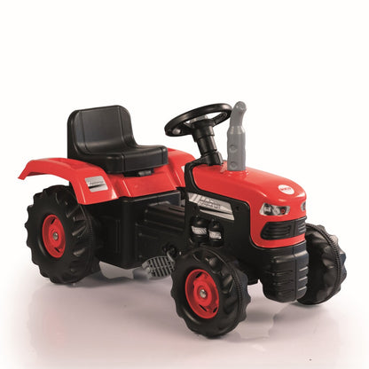 Dolu Traptractor Met Claxon Rood/Zwart