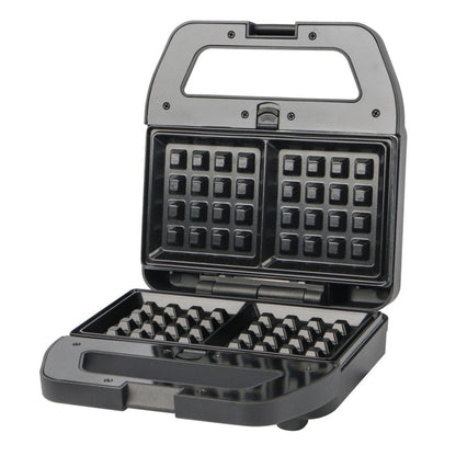 Daily Home Tosti Wafelijzer Set Zwart