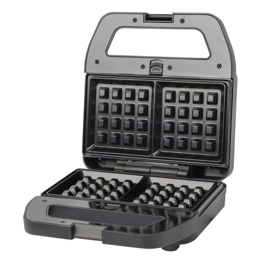 Daily Home Tosti Wafelijzer Set Zwart