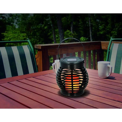 Grundig Solar LED Lantaarn 15x16 cm Zwart
