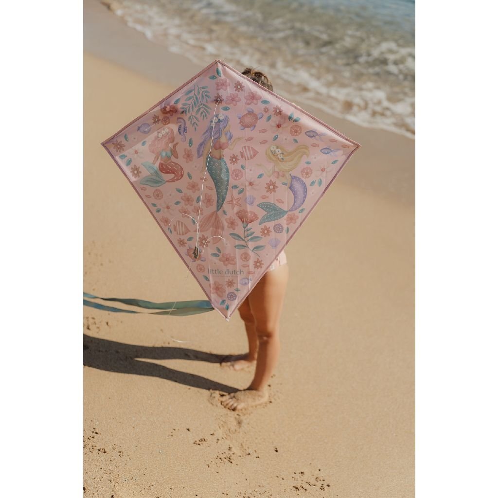 Little Dutch Dreamy Mermaid Diamant Vlieger 65X65 Cm Roze
