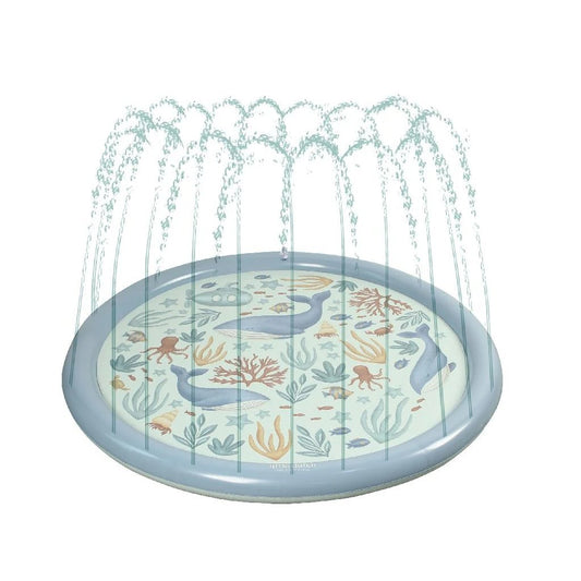 Little Dutch Ocean World Sprinklermat 150 Cm Blauw