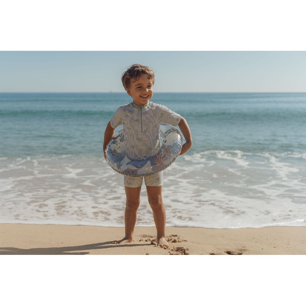 Little Dutch Ocean World Zwemring 50 Cm Blauw/Wit