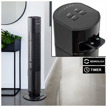Bestron AFT770ZRC Torenventilator 78 cm Zwart