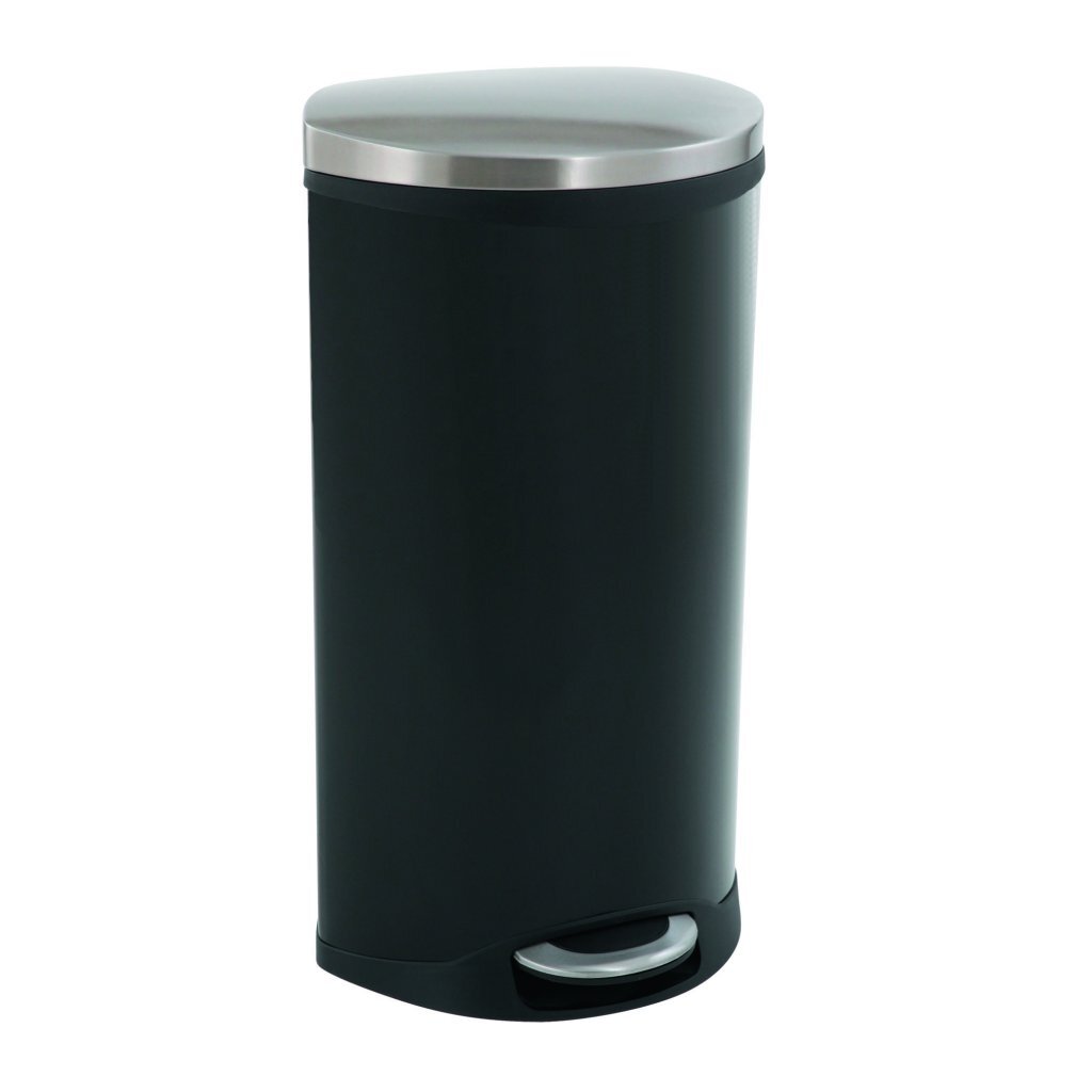 EKO Shell Bin Pedaalemmer 30L Zwart