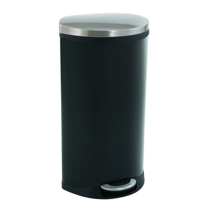 EKO Shell Bin Pedaalemmer 30L Zwart