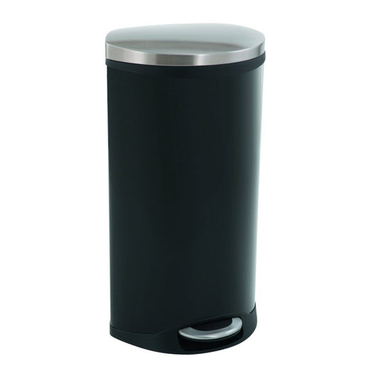 EKO Shell Bin Pedaalemmer 30L Zwart