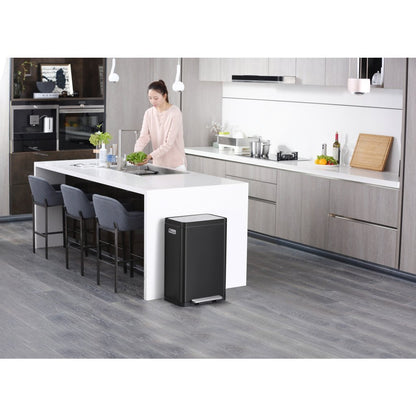 EKO X-Cube Pedaalemmer 2x20L Zwart