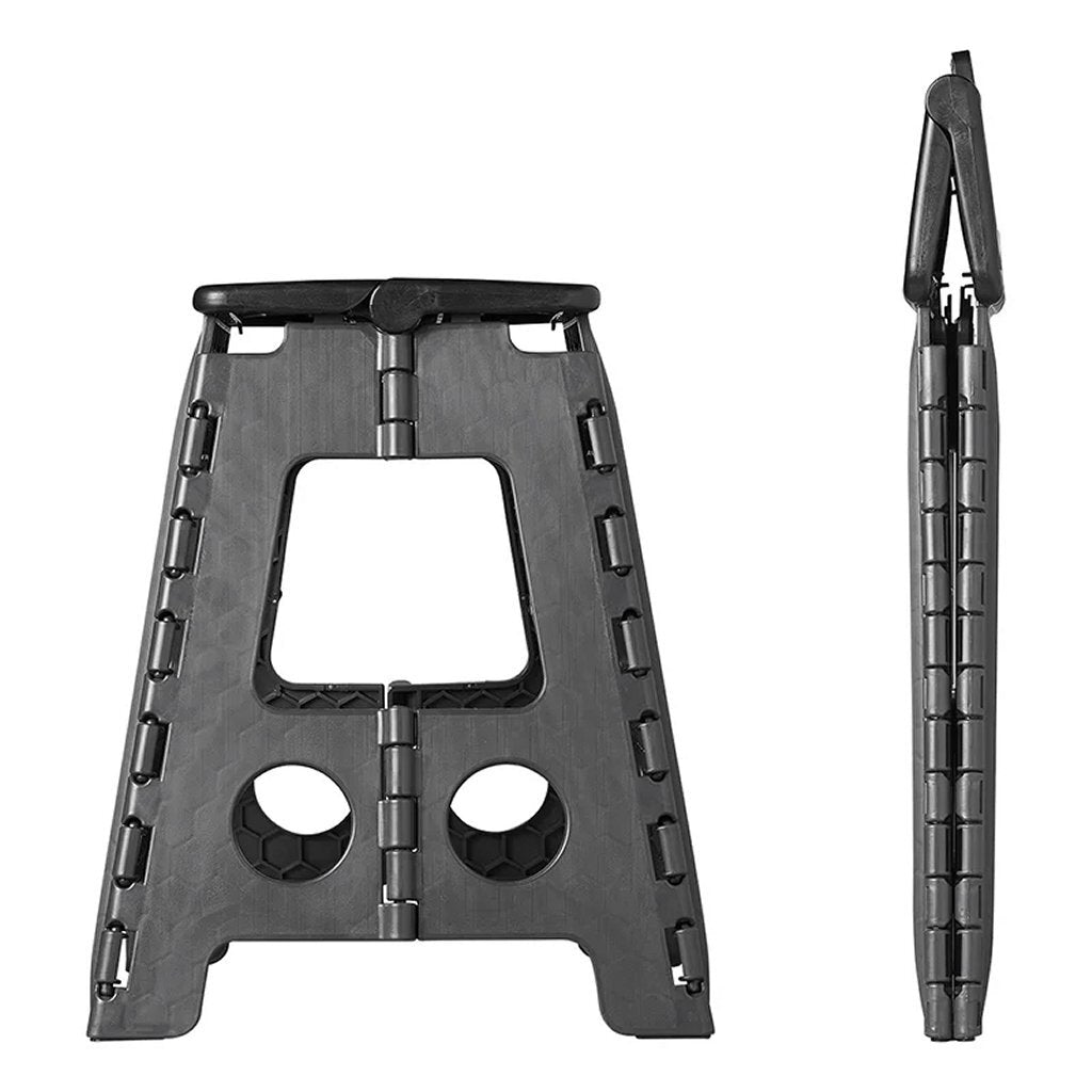 Proplus Opvouwbaar Krukje 29X21.5X39.5 Cm Zwart