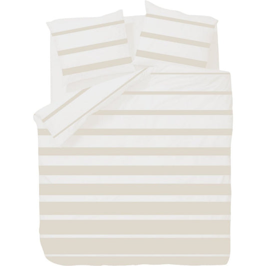 Ten Cate Dekbedovertrek Celia Summer Sand 200x200-220 cm Katoen/Wit/Zand