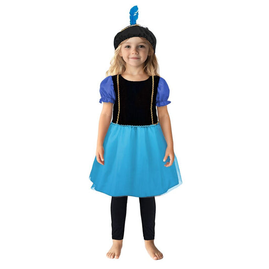 Pietenjurk 98-104 Paars/Blauw