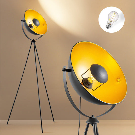 Klassieke Vloerlamp Letal - Zwart/Goud