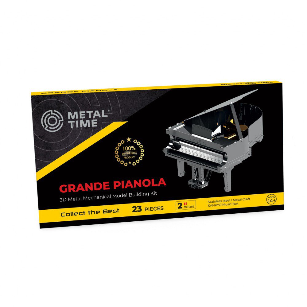 3D Metalen Bouwpakket Muziekdoos Grande Pionola