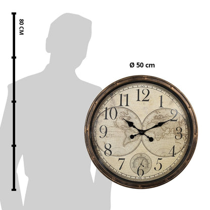 Wandklok Ø 50x5 cm / 1xAA