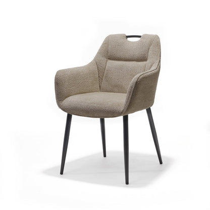 Adele armstoel stof retro bliss %2318 taupe