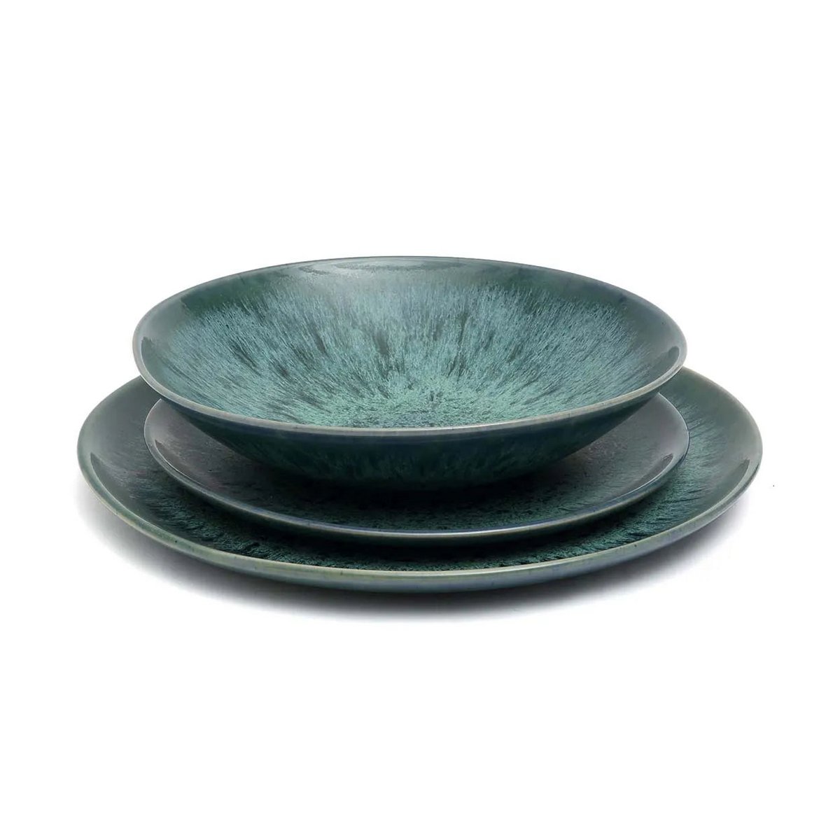 Aqua Dinerbord - Set van 4