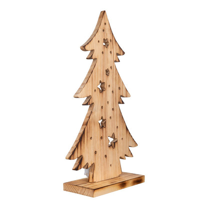 Houten Kerstboom Hoogte 47cm met LED