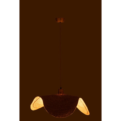 J-Line hangende Lamp Moon - jute - naturel - medium