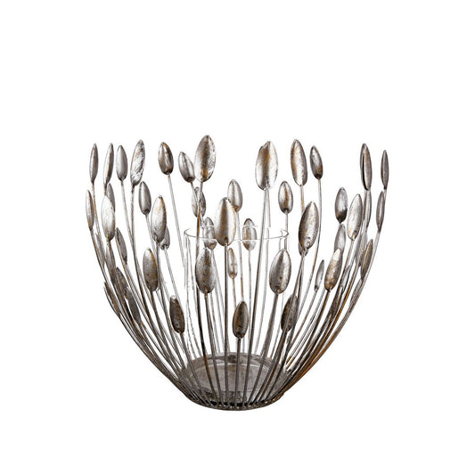 Metalen lantaarn "Trevi" antiek zilver