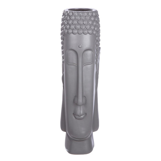 Vaas Boeddha grijs H 58 cm