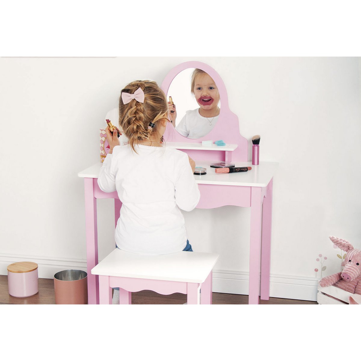 Kaptafel schmink 'Jasmin' met stoel