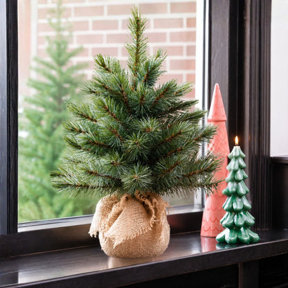 Kunstkerstboom Forest frosted H60cm Ø46cm Groen
