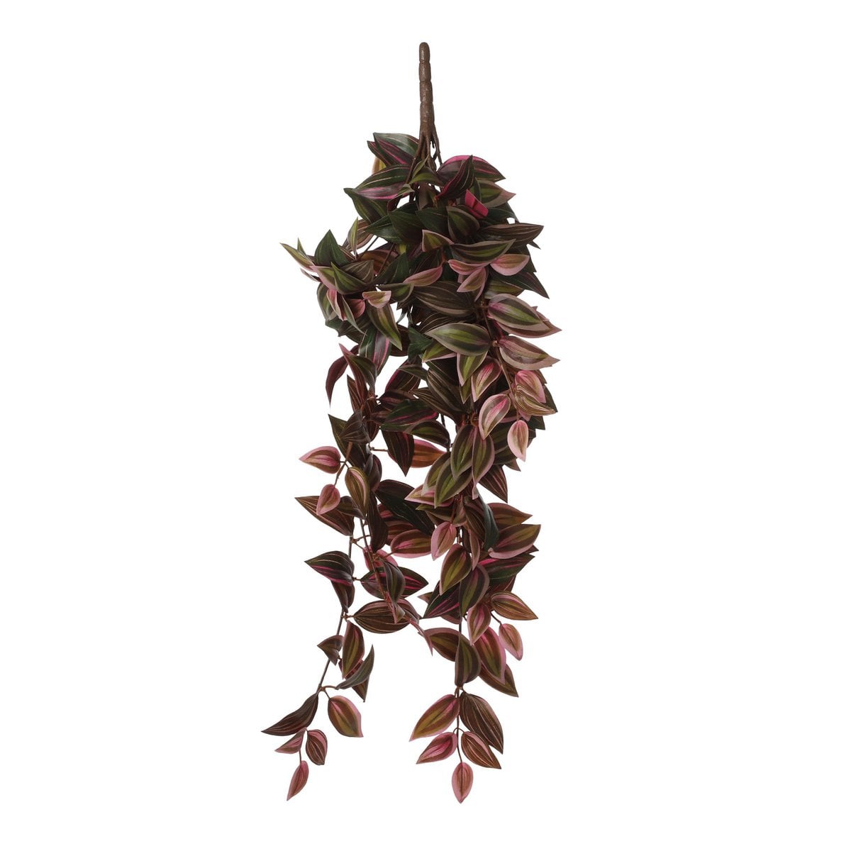 Tradescantia Kunst Hangplant - L15 x B20 x H54 cm - Bordeaux