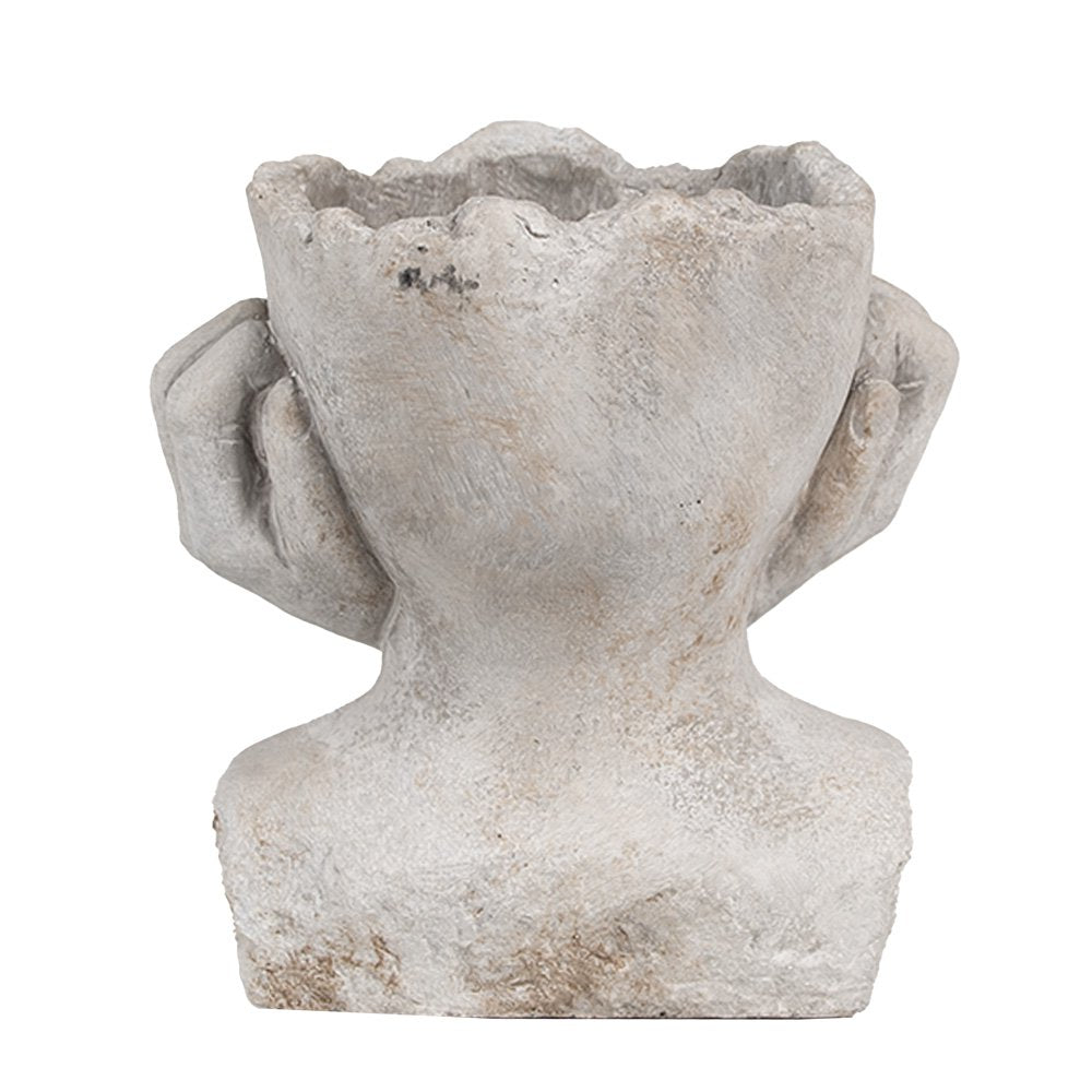 Bloempot Vrouw 17x14x18 cm