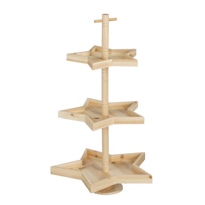 Etagère H52 cm Dennenhout